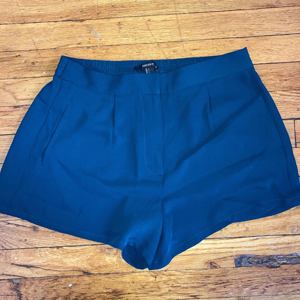 Teal Dress Shorts
